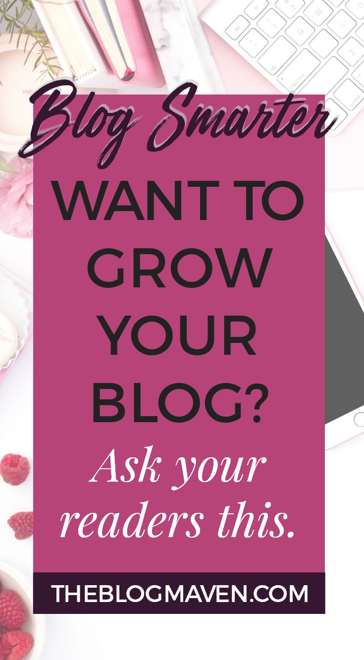 You don't need tons of blog survey questions. The fastest way to grow your blog starts with THIS question...